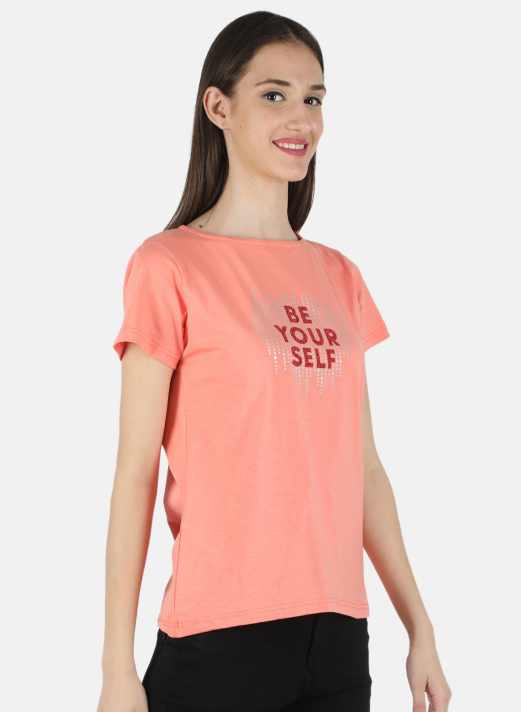 Women Pink Printed Top