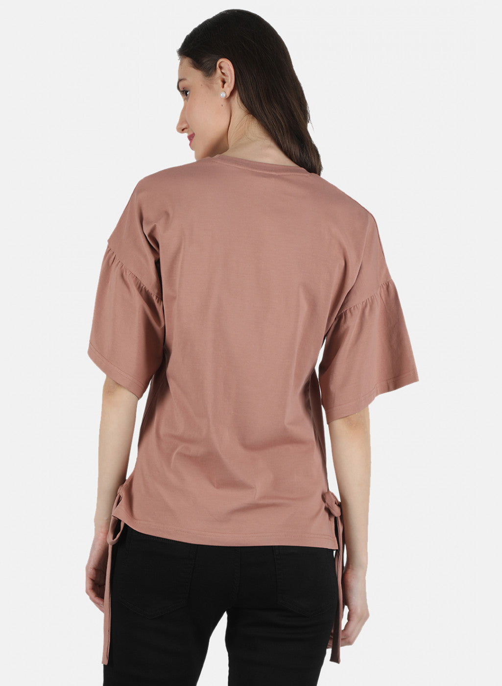 Women Brown Printed Top