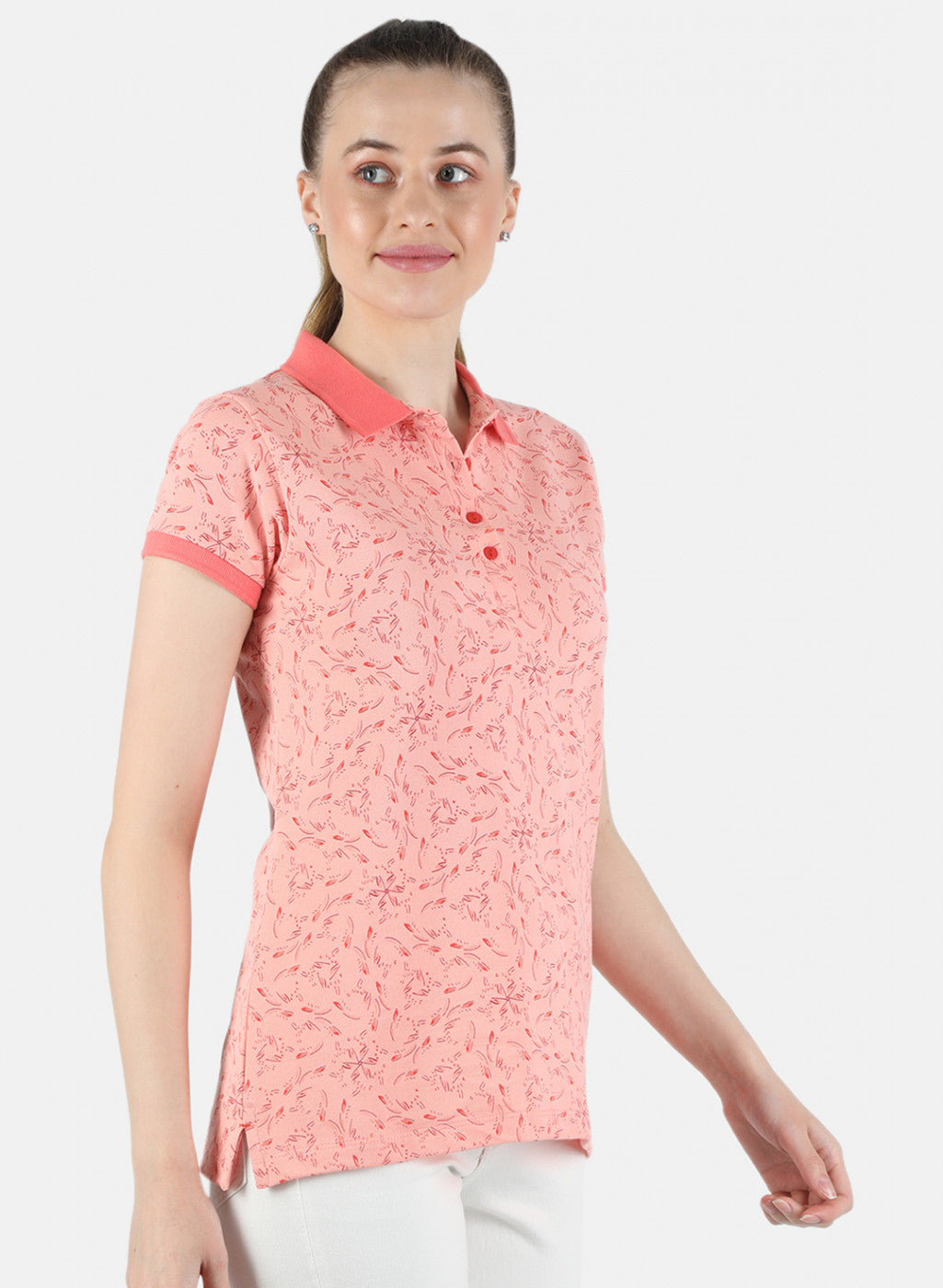 Women Pink Printed T-Shirt