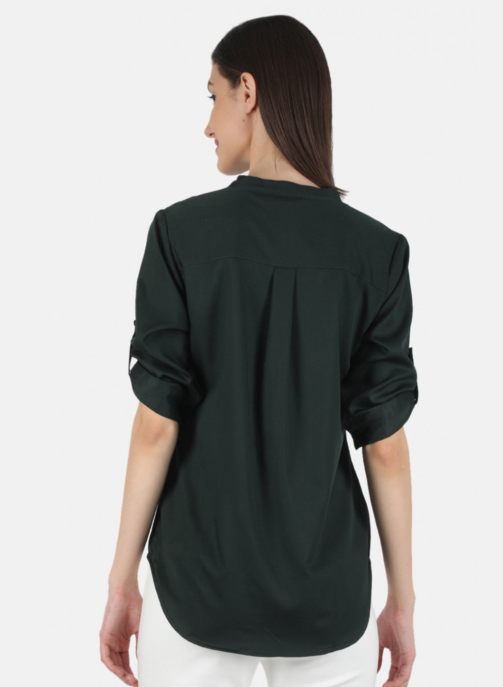 Women Black Plain Top