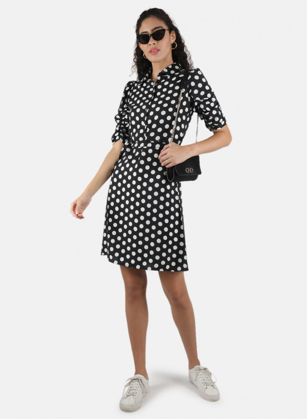 Women Black Printed Dress