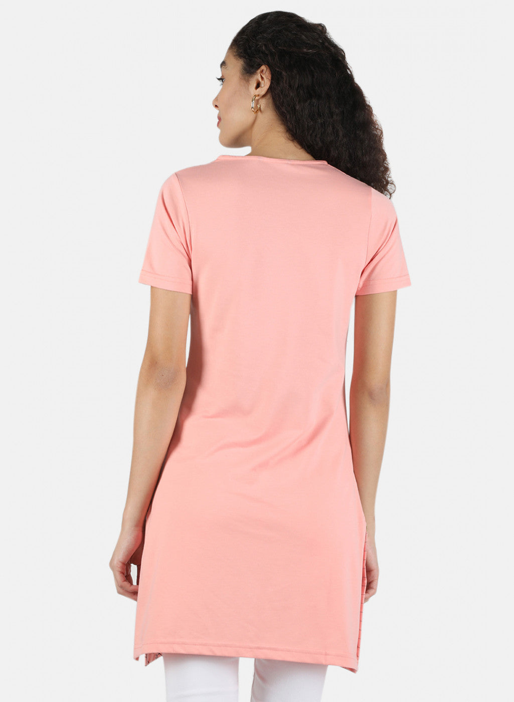 Women Peach Printed Top