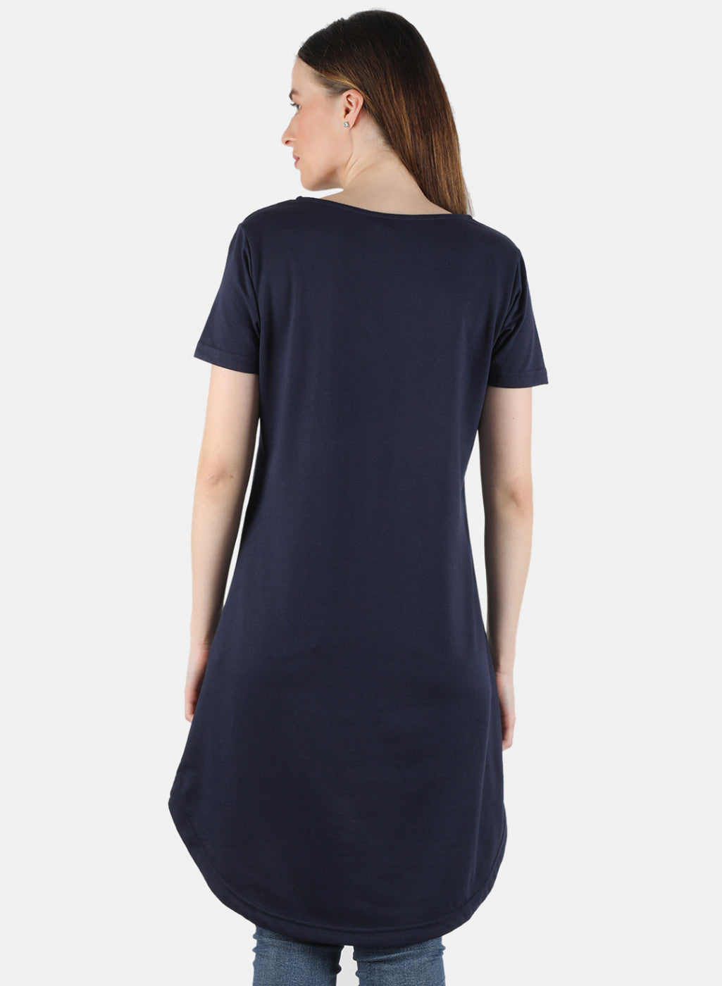 Women Navy Blue Printed Top