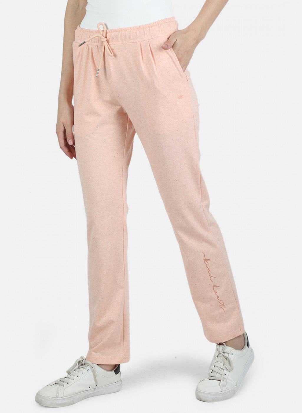 Women Peach Regular Fit Lower