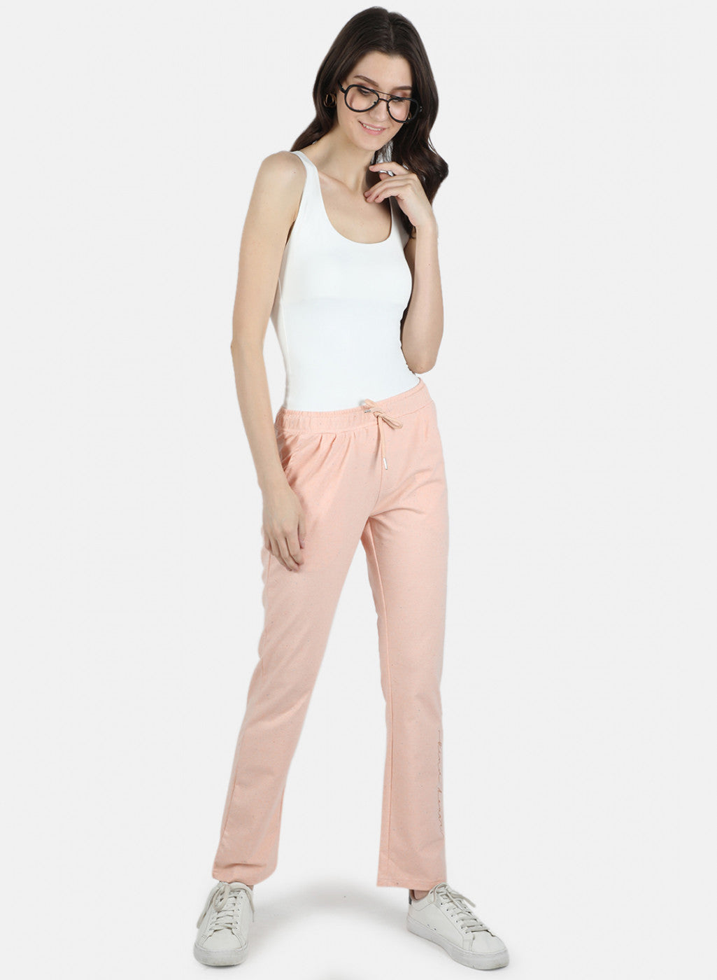 Women Peach Regular Fit Lower