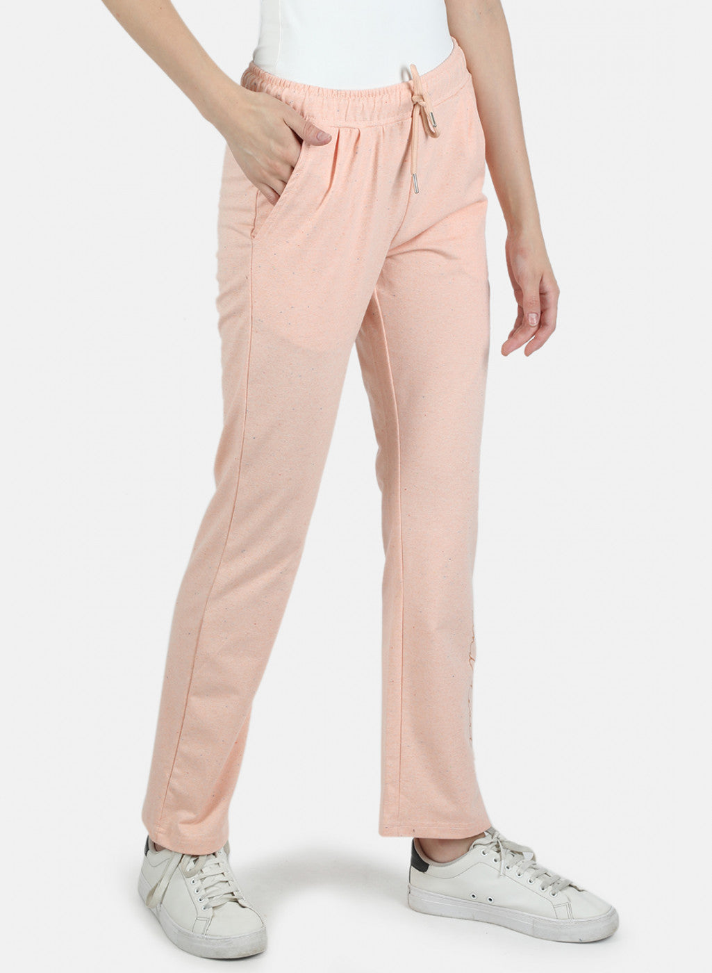 Women Peach Regular Fit Lower