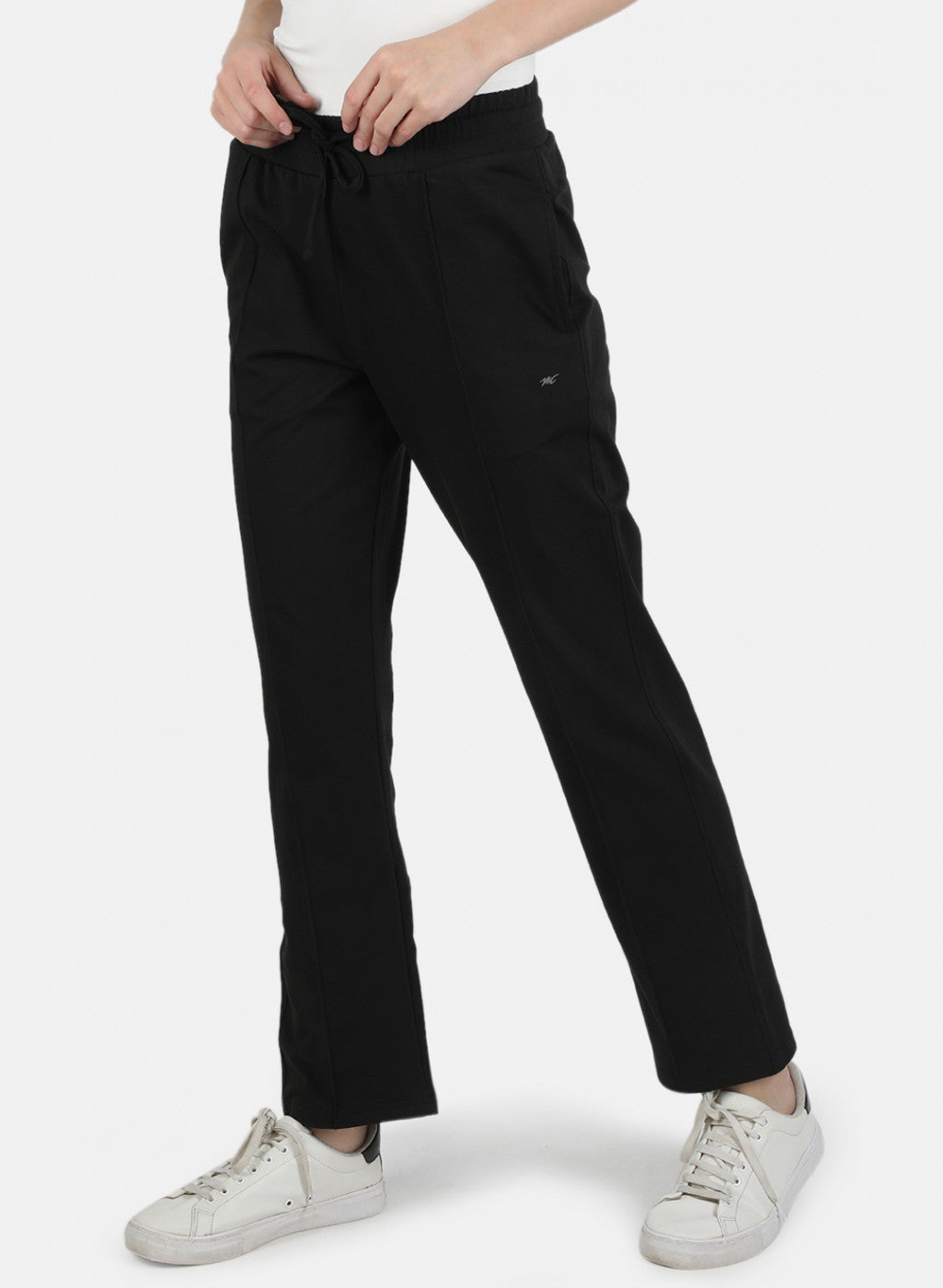 Women Black Regular Fit Lower