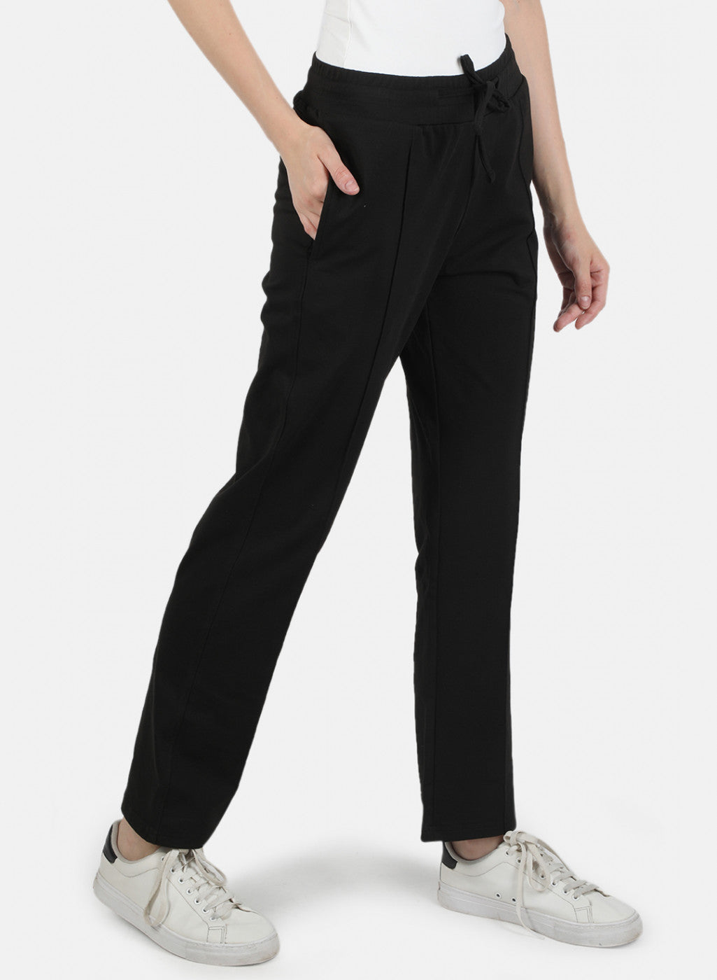 Women Black Regular Fit Lower