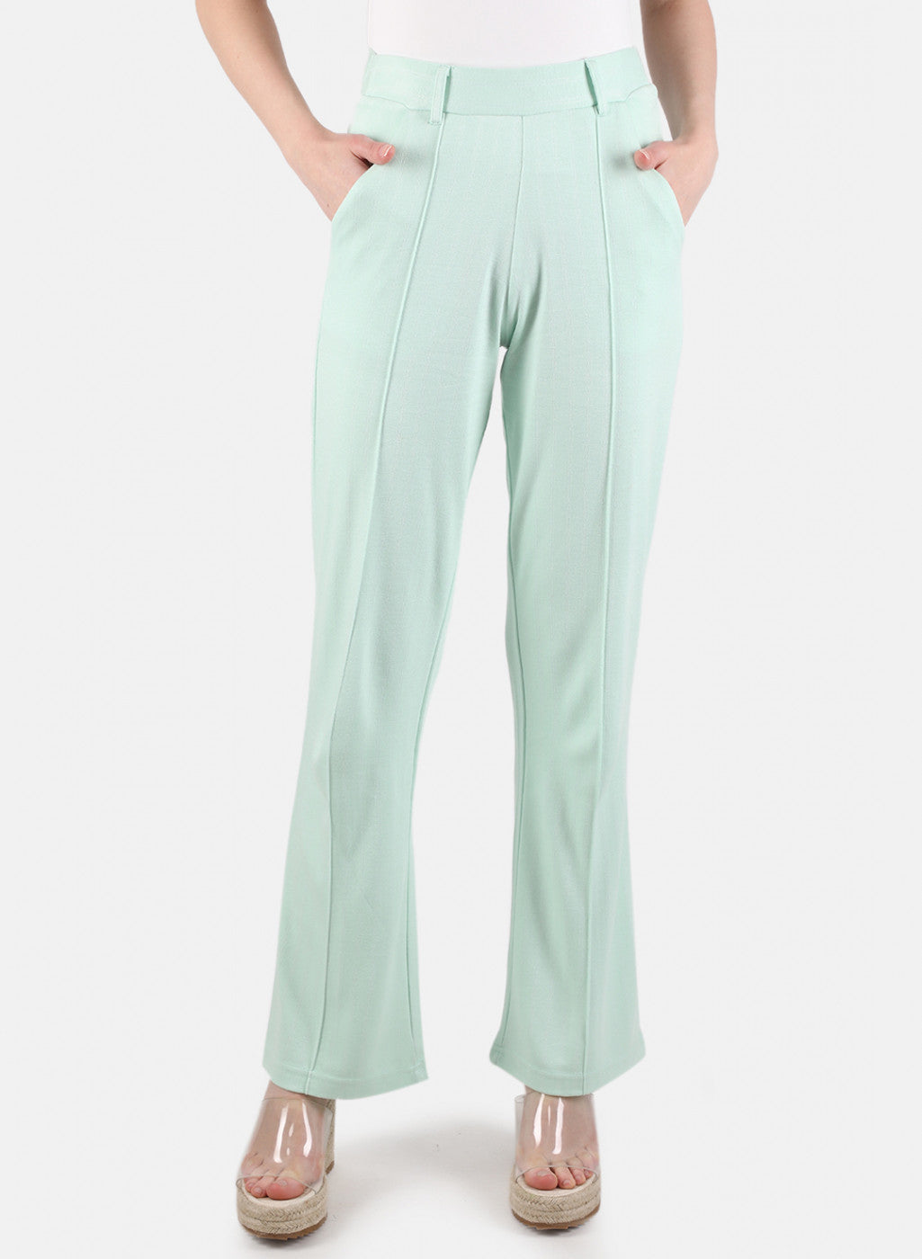 Women Green Regular Fit Lower