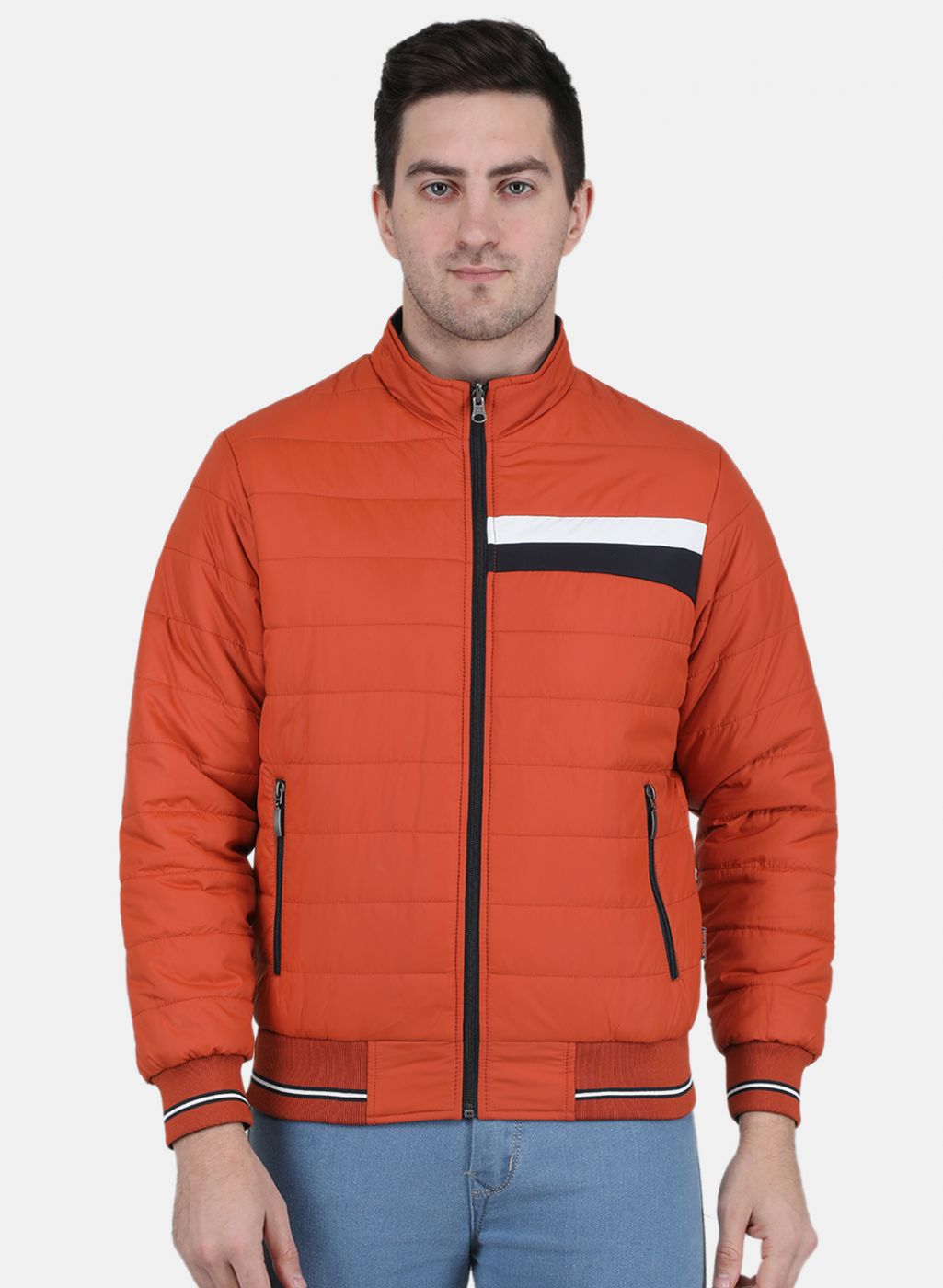 Mens Chemerley Hooded Jacket Orange – Crosshatch