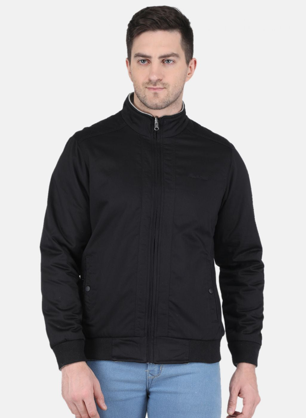 Buy MONTE CARLO Solid Blended Fabric Hooded Boys Jacket | Shoppers Stop