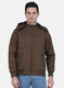 Men Brown Solid Jacket