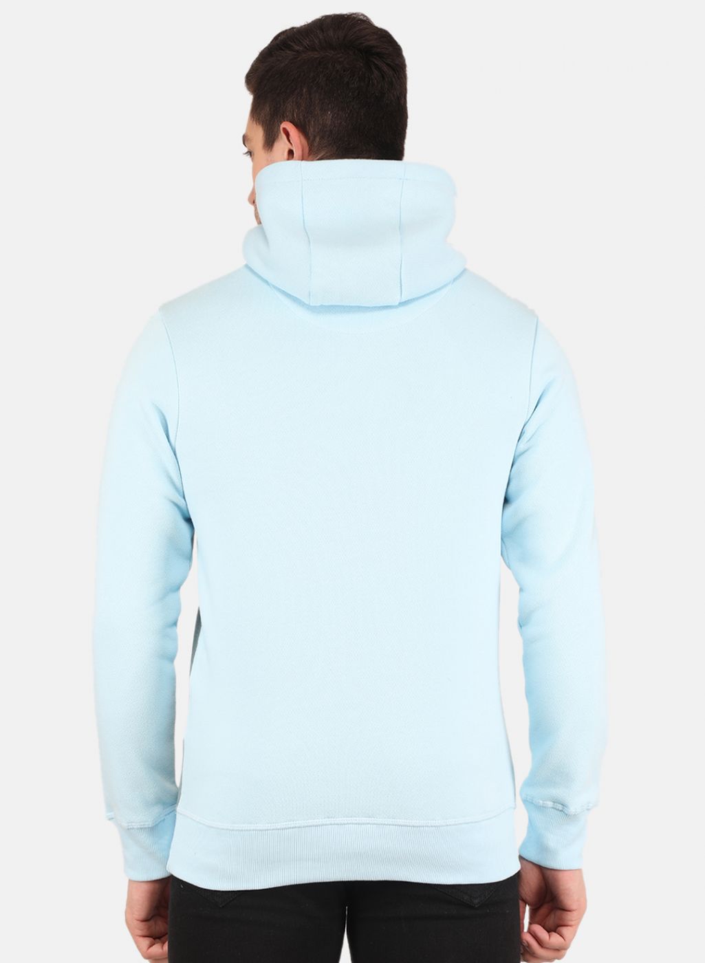 Men Blue Printed Sweatshirt