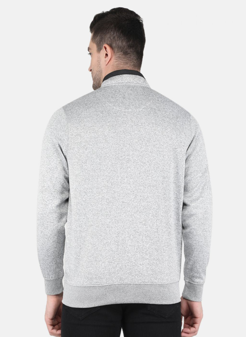 Men Grey Printed Sweatshirt