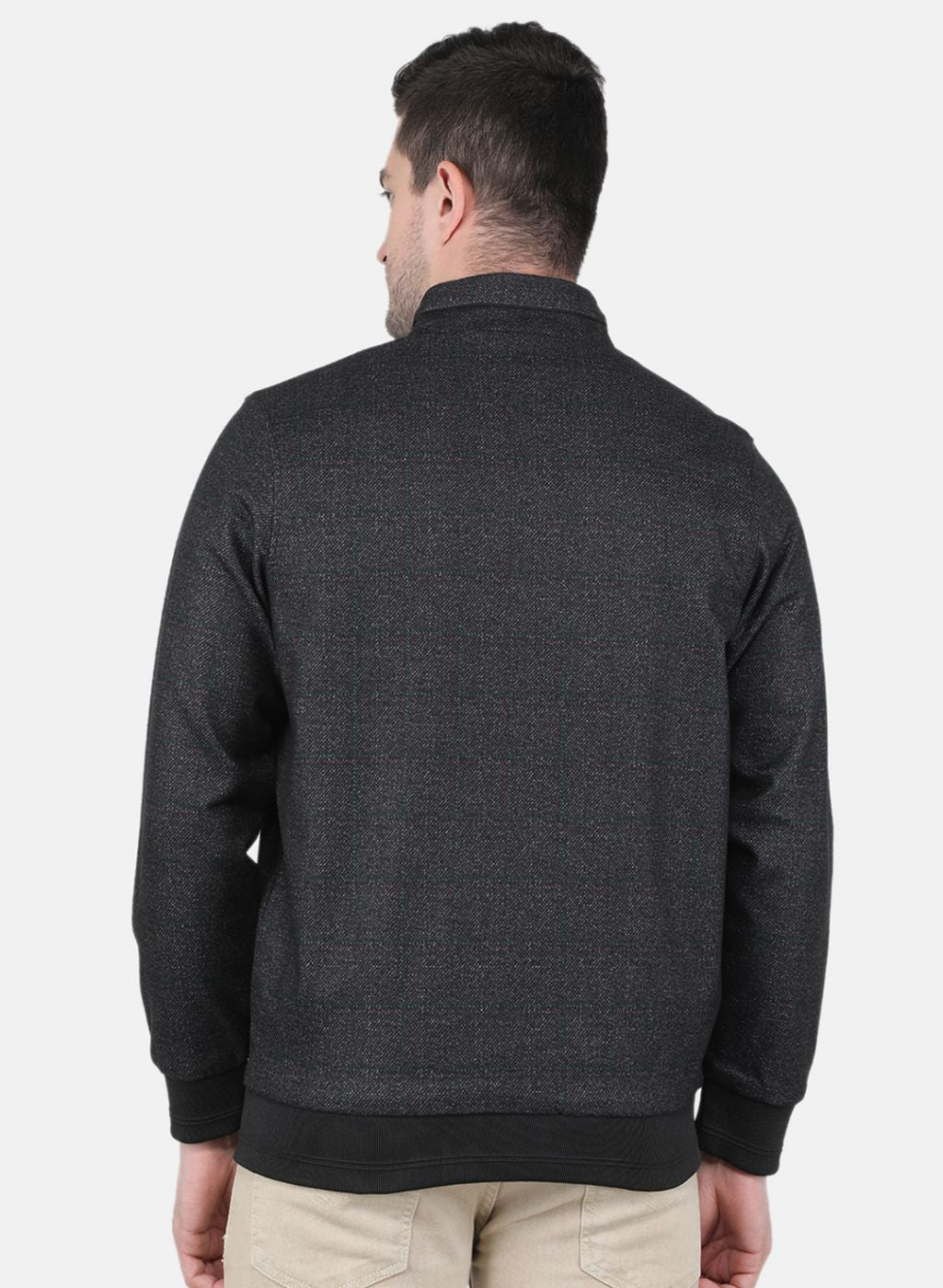 Men Black Printed Jacket