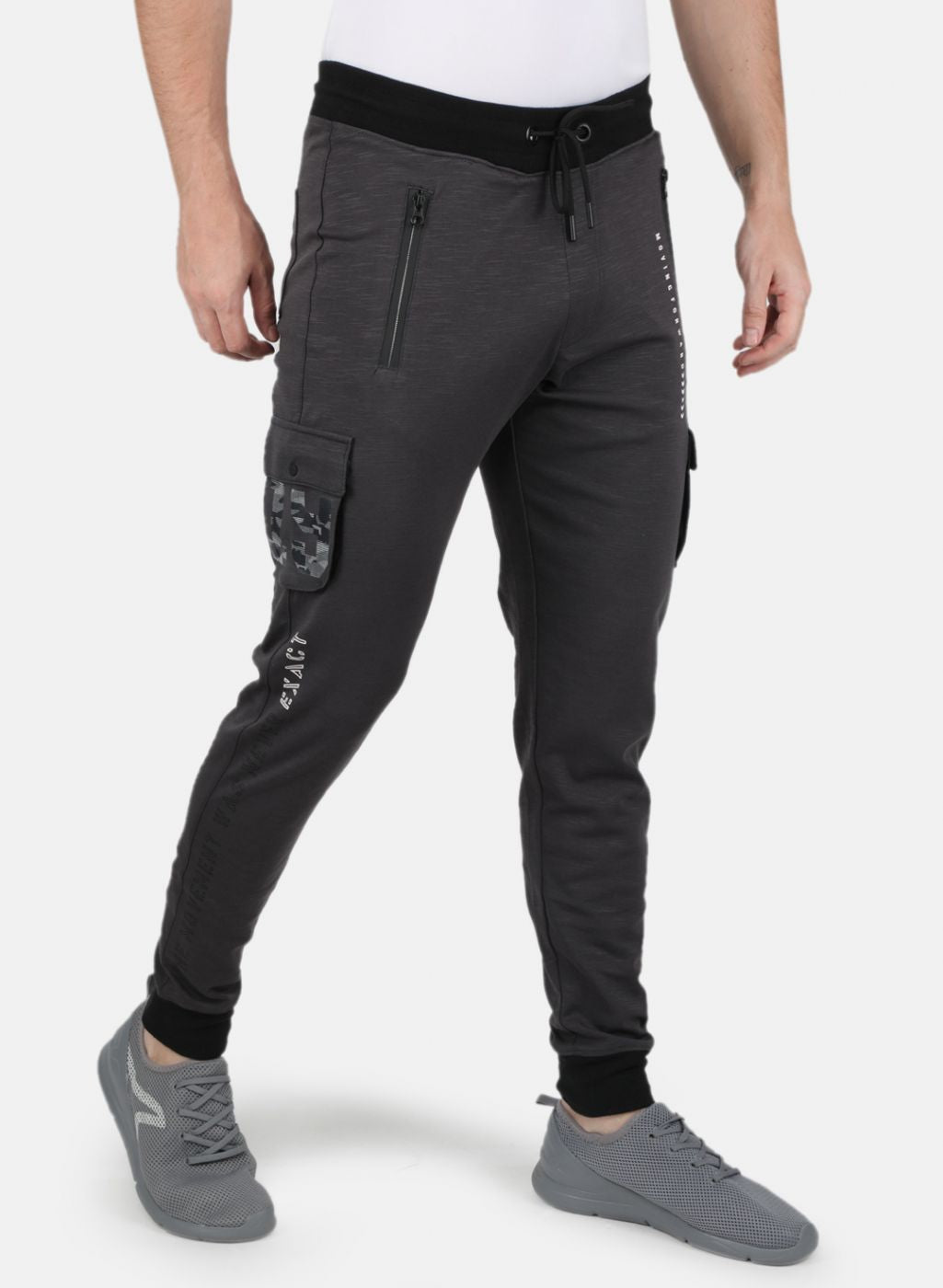 Men Grey Smart Fit Winter Lower