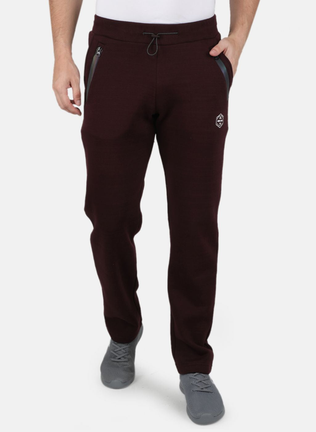 Men Maroon Regular Fit Winter Lower