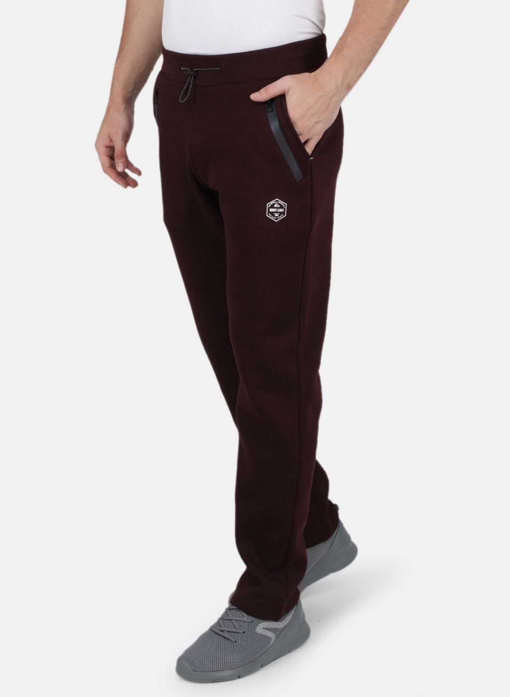 Men Maroon Regular Fit Winter Lower