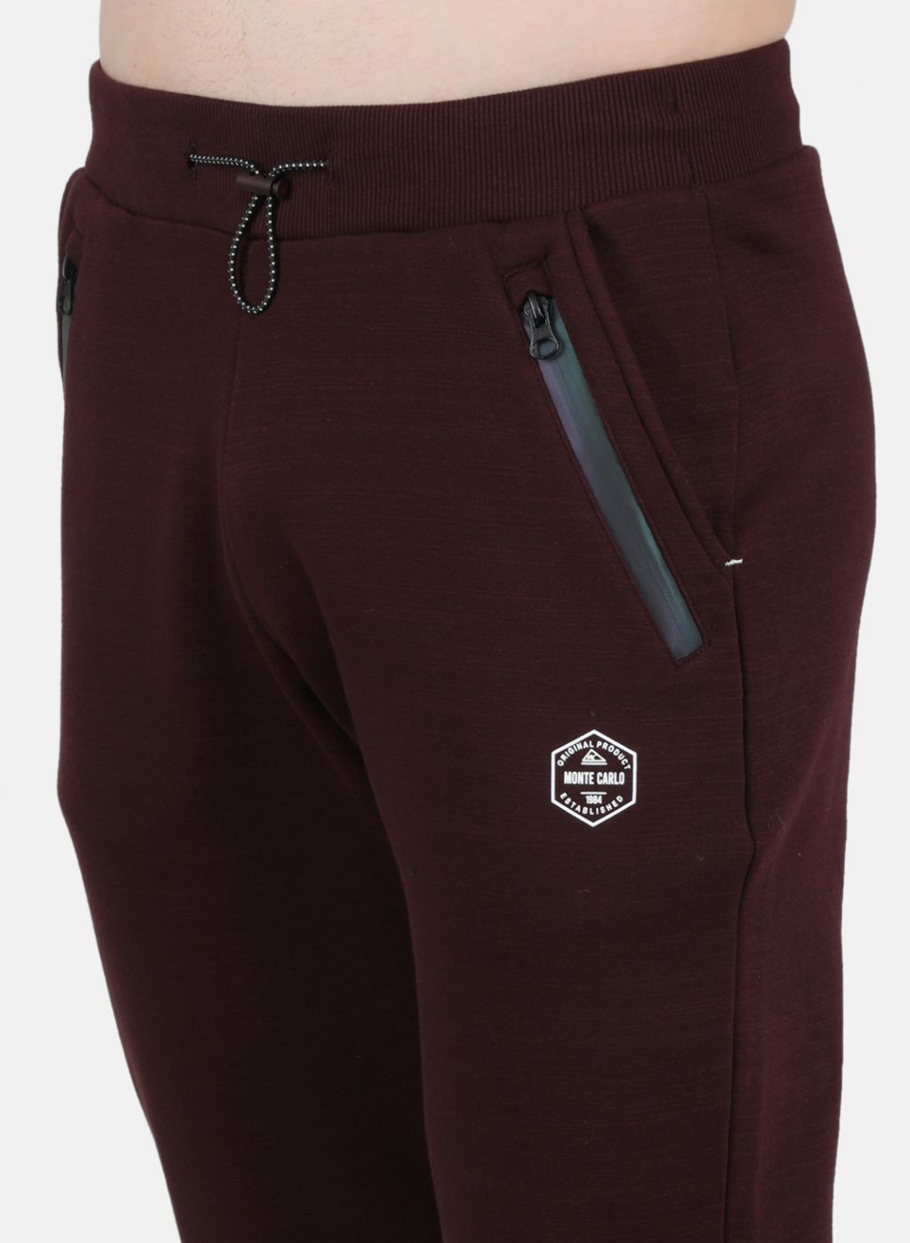 Men Maroon Regular Fit Winter Lower