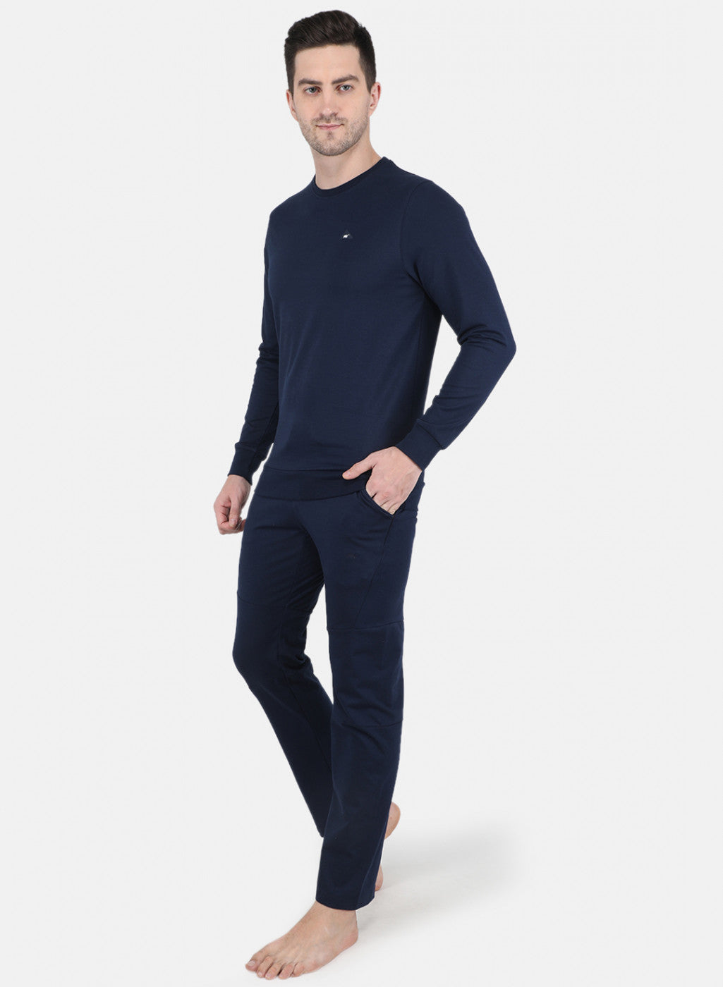 Men Blue Pre-winter Yoga wear Tracksuit