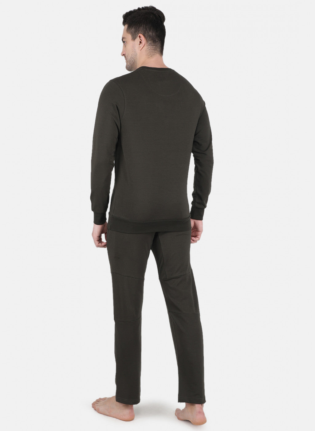 Men Olive Pre-winter Yoga wear Tracksuit