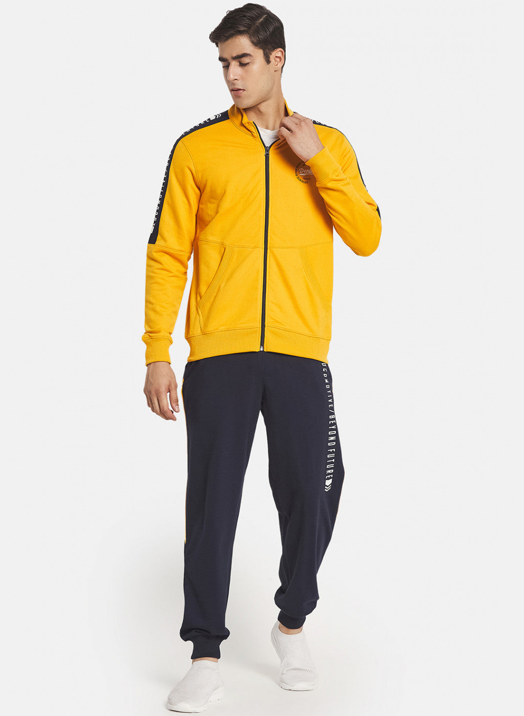 Men Yellow Light Weight Tracksuit