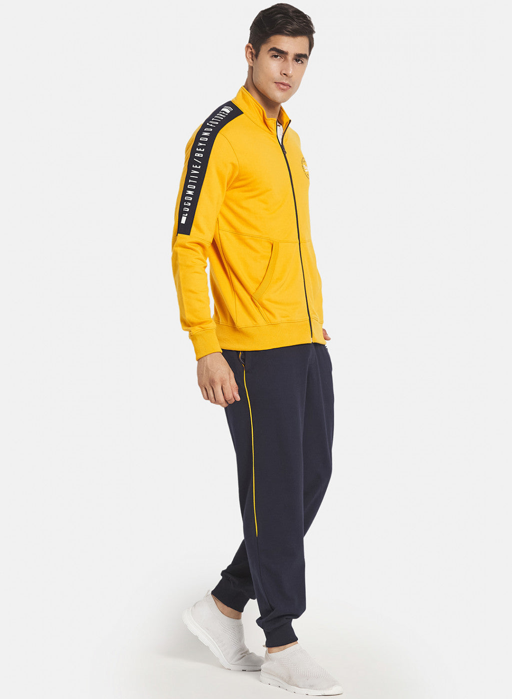 Men Yellow Light Weight Tracksuit