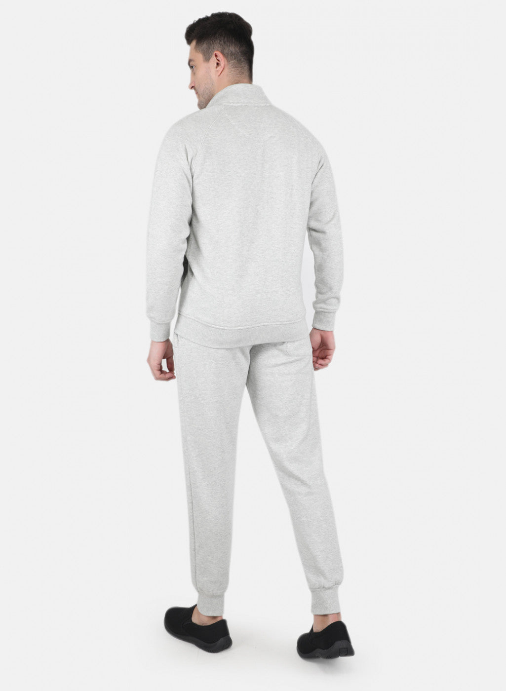 Men Grey Tracksuit with Jogger