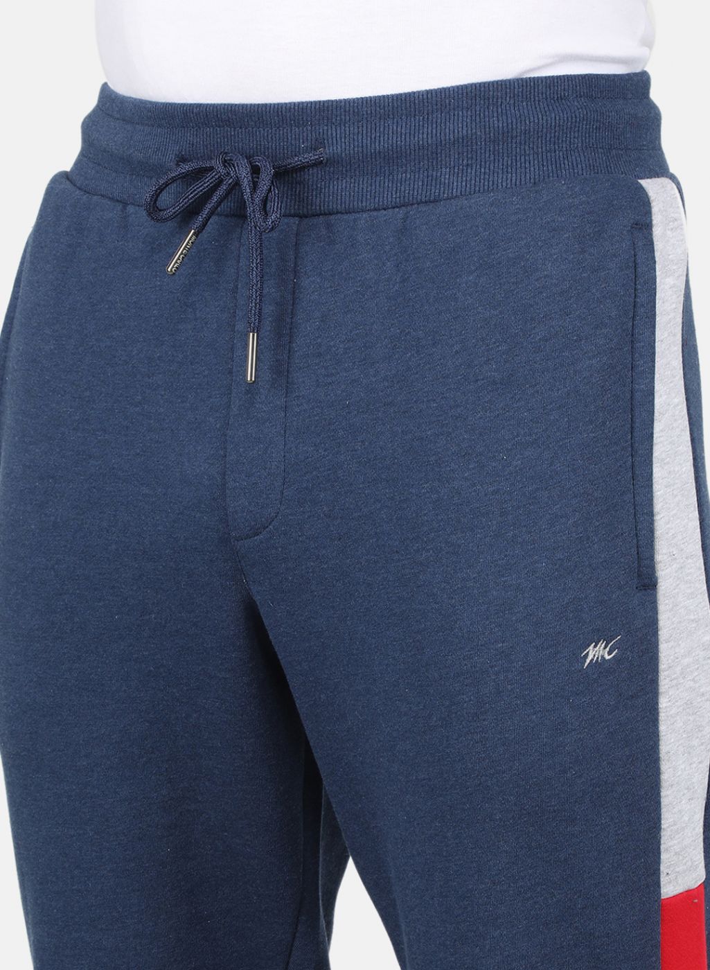 Men Blue Solid Tracksuit