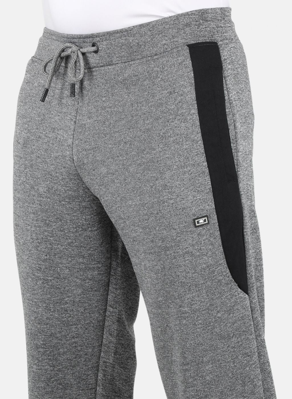 Men Grey Solid Tracksuit