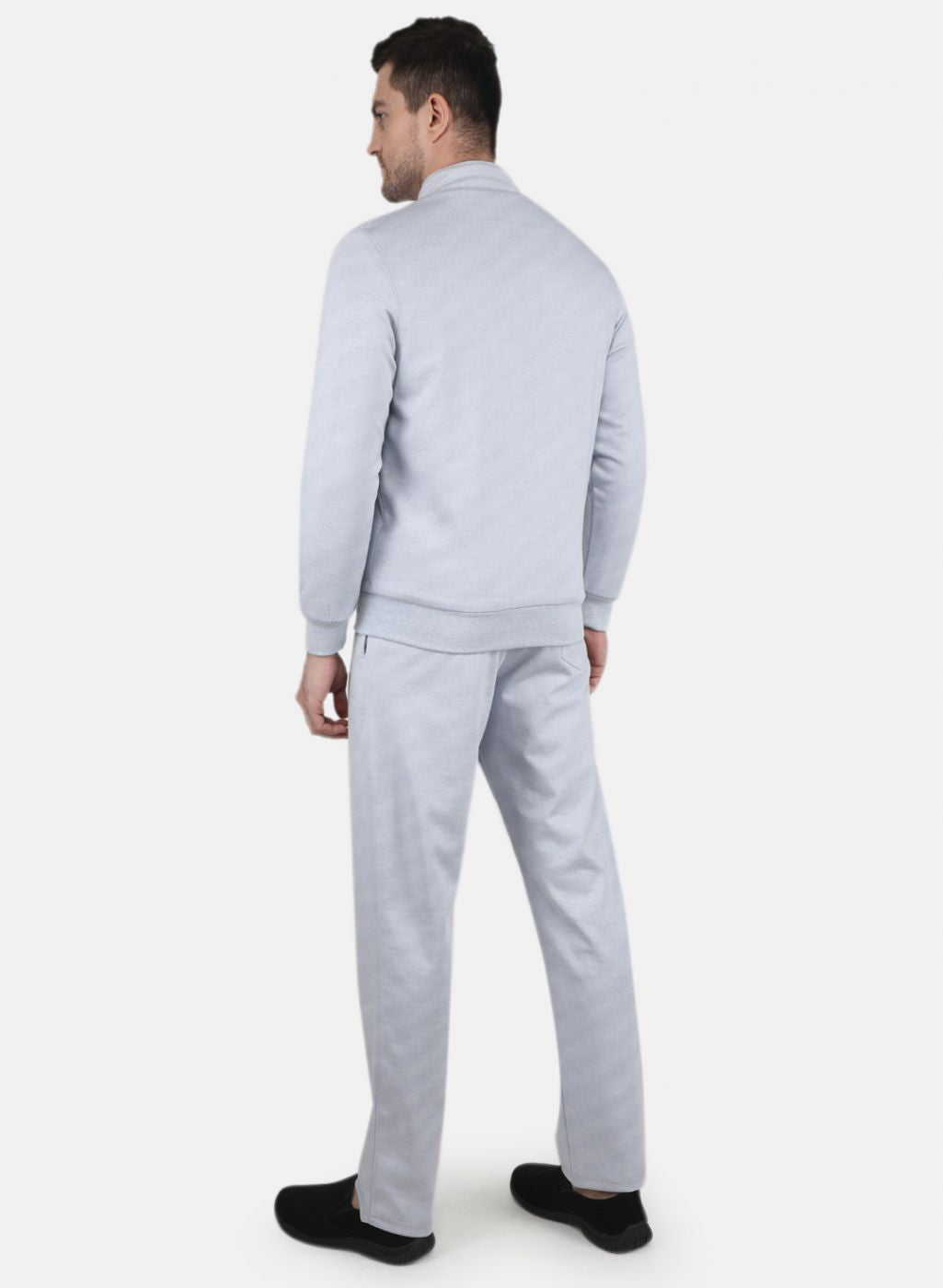 Men Blue Solid Tracksuit