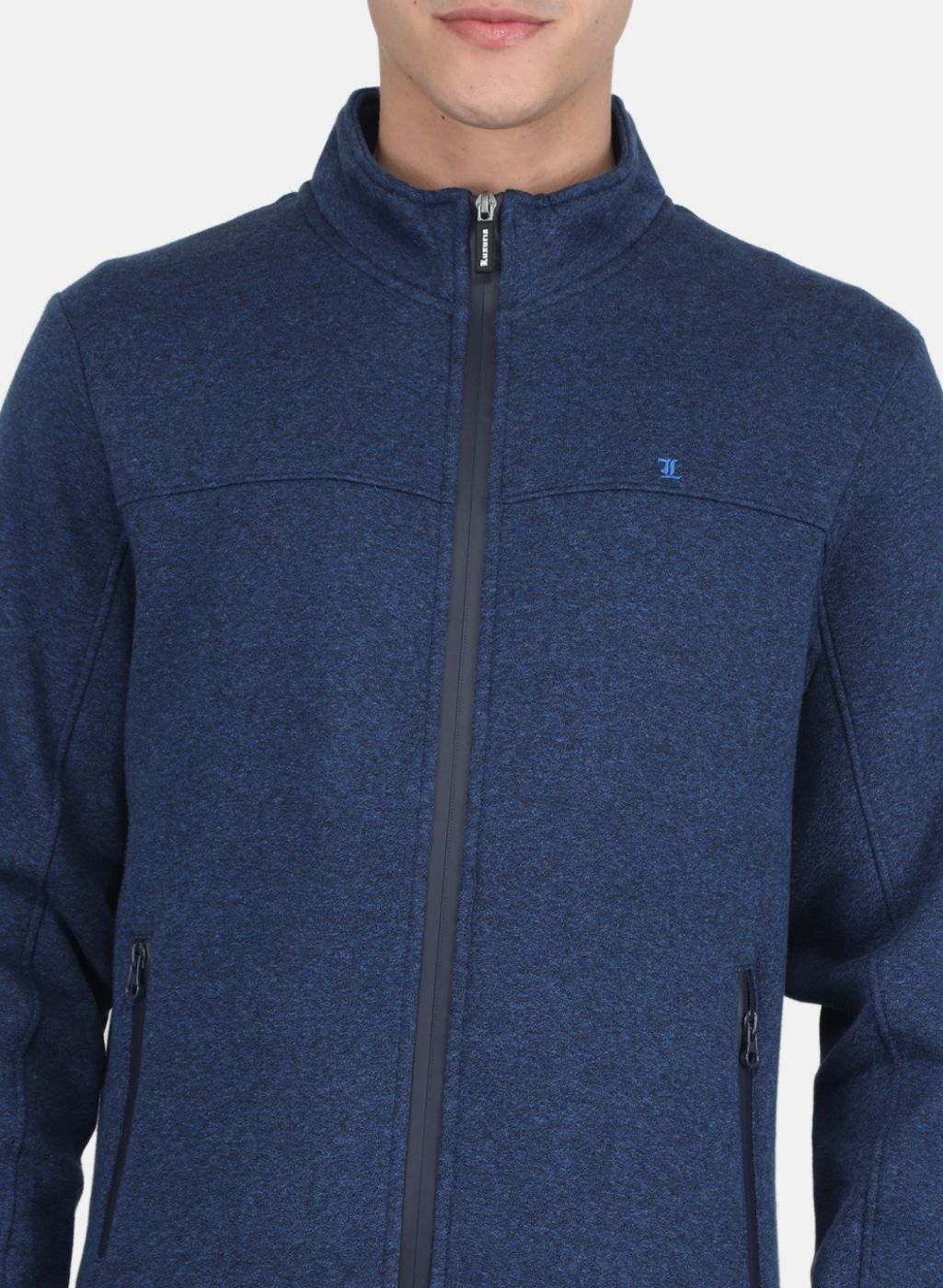 Men NAvy Blue Solid Tracksuit