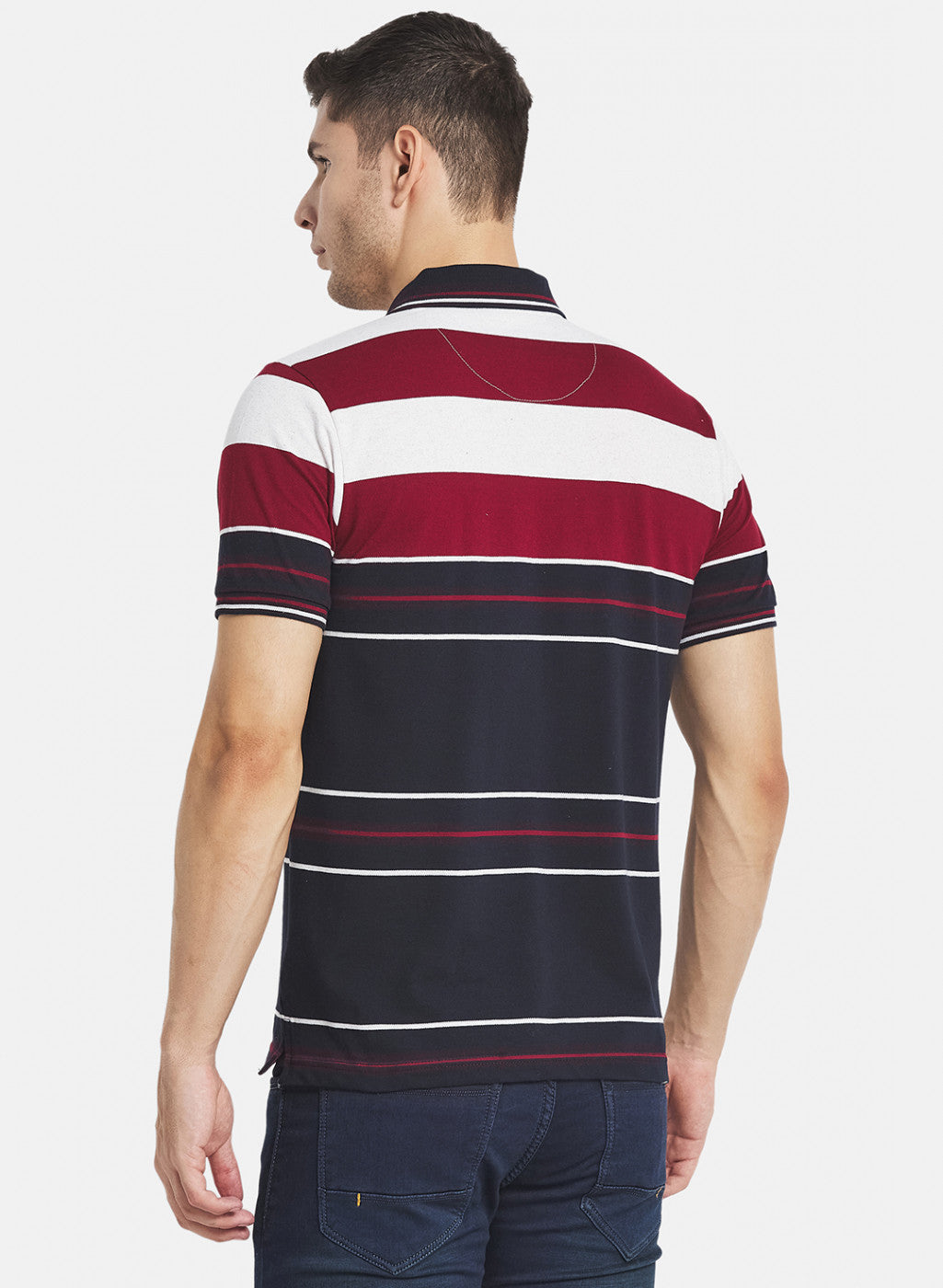 Men Red Stripe T-Shirt