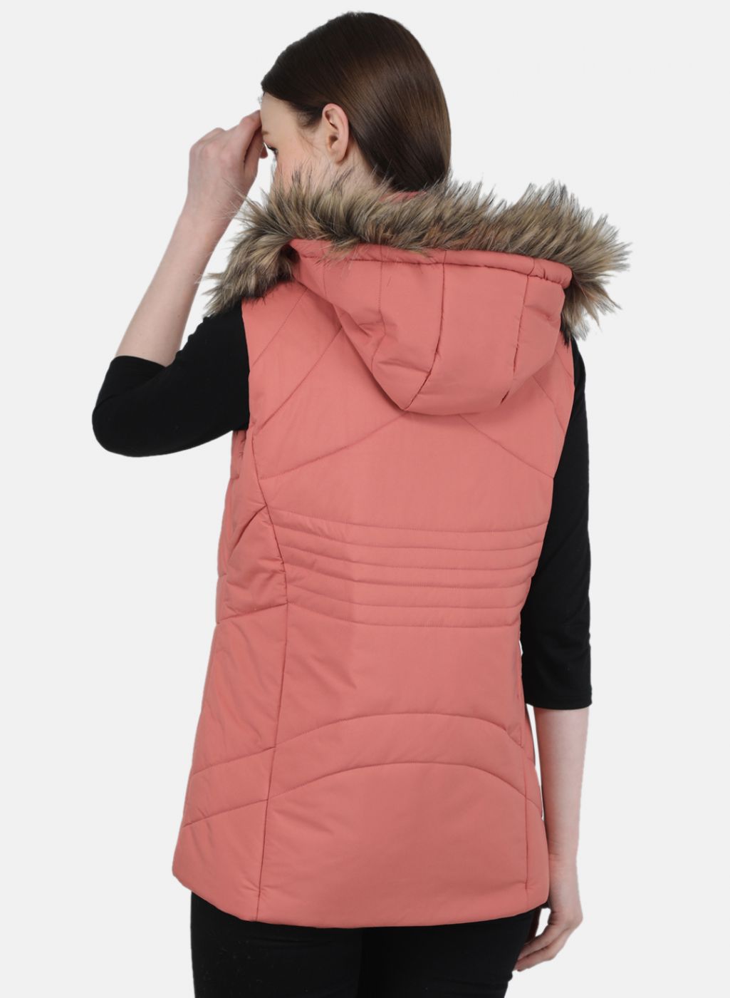 Women Pink Solid Jacket