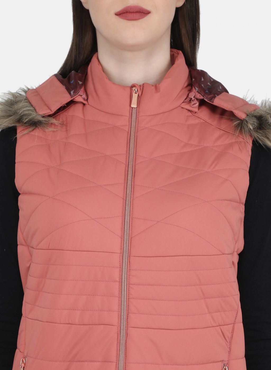 Women Pink Solid Jacket