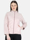 Women Pink Embroidered Jacket