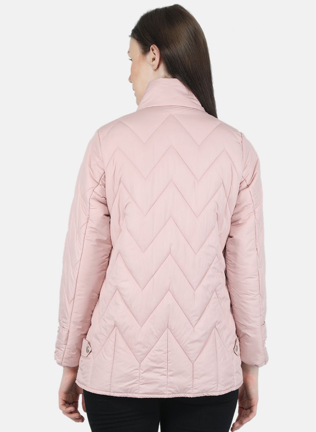 Women Pink Stripe Jacket