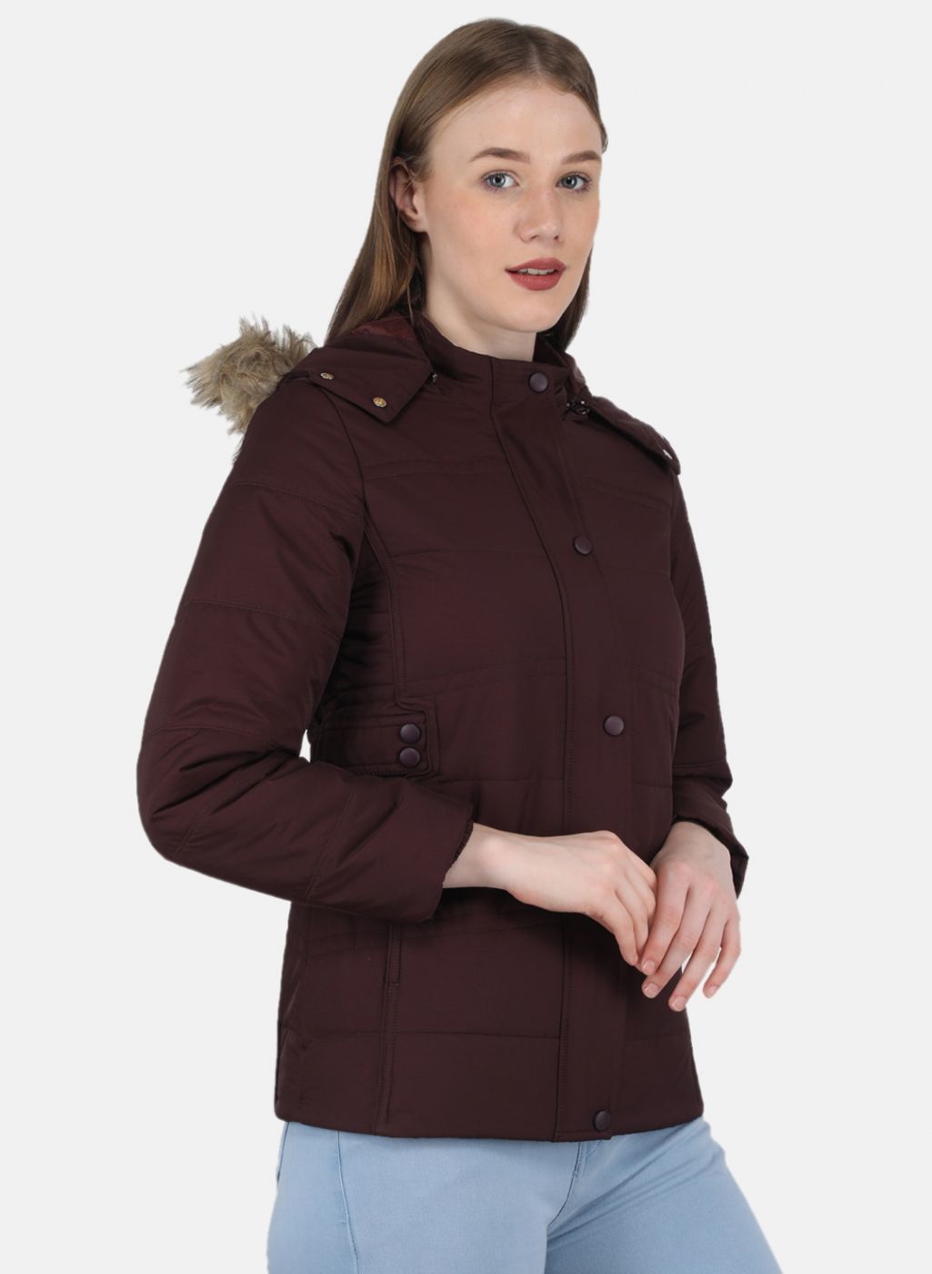 Buy Trufit Women Black Solid Parka Jacket With Detachable Hood - Jackets  for Women 7274146 | Myntra