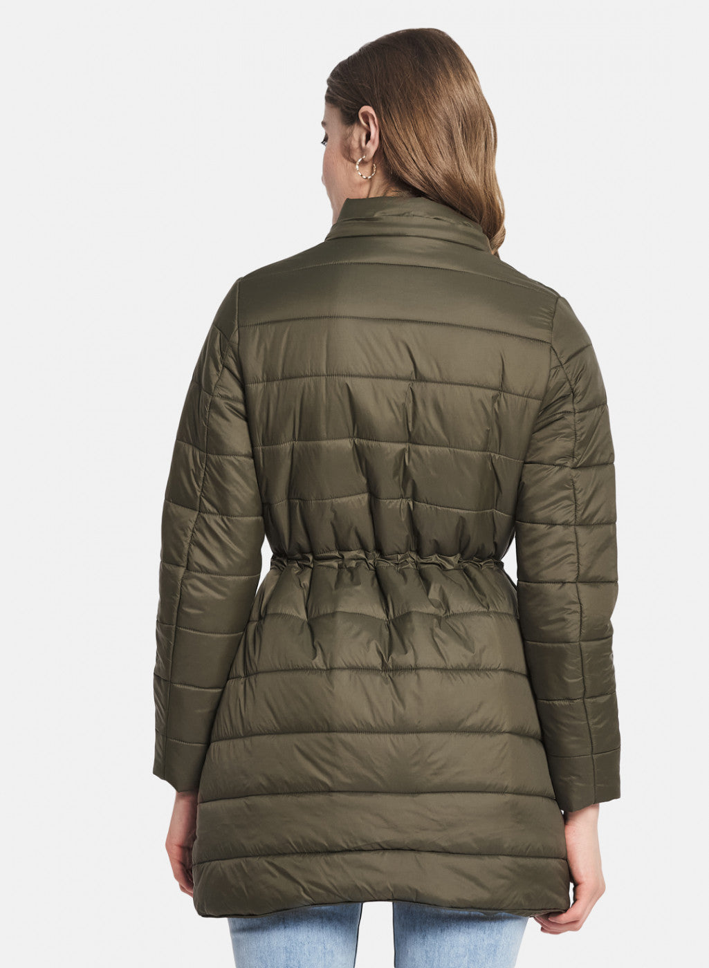 Women Green Solid Jacket