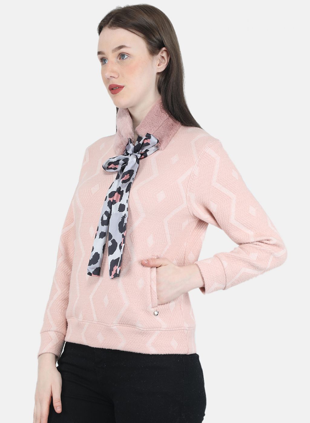 Shop Louis Vuitton Women's Pink Sweaters