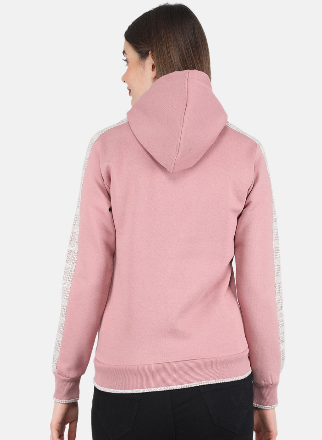 Women Pink Embroidered Sweatshirt