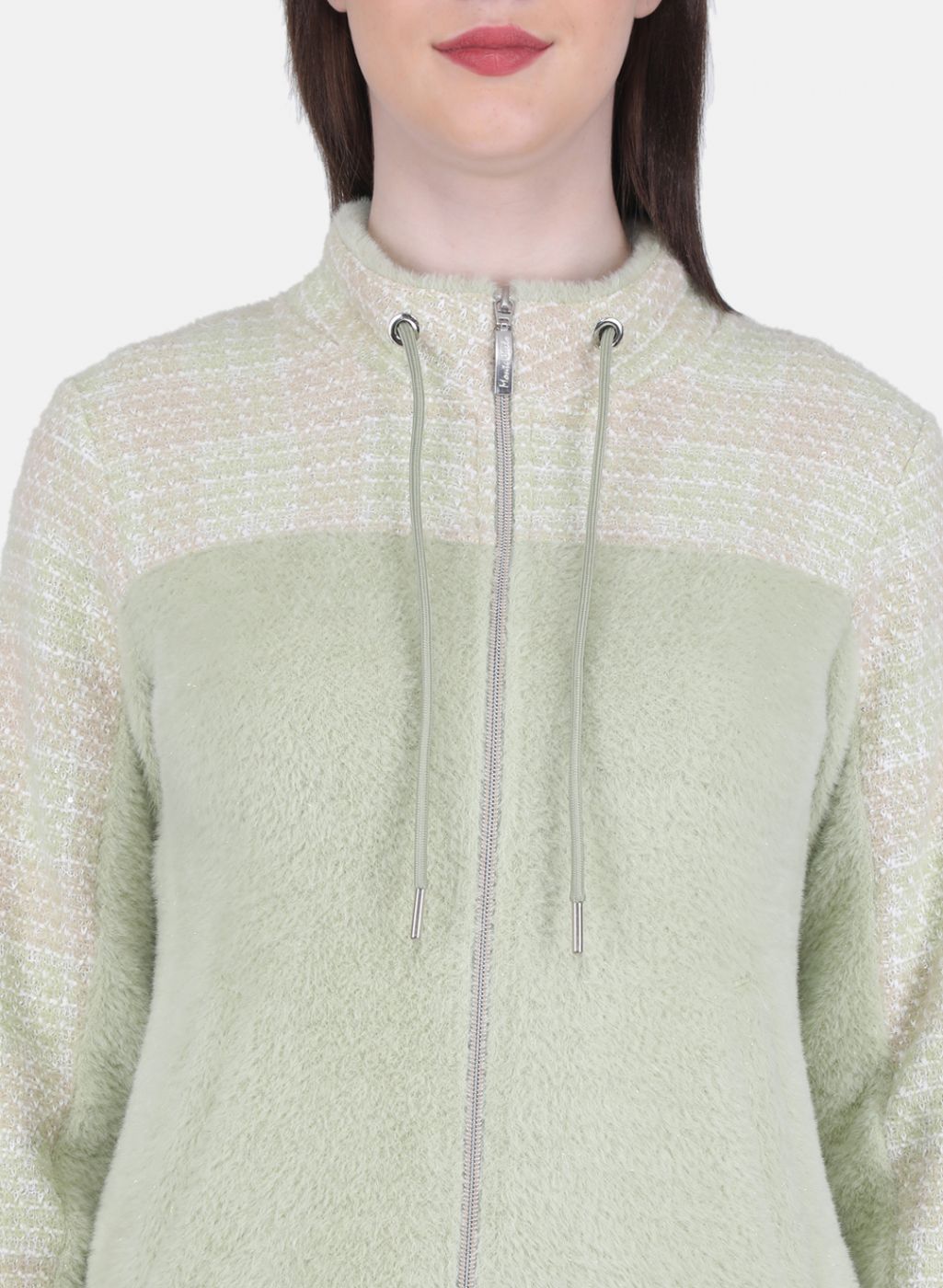 Women Green Printed Sweatshirt