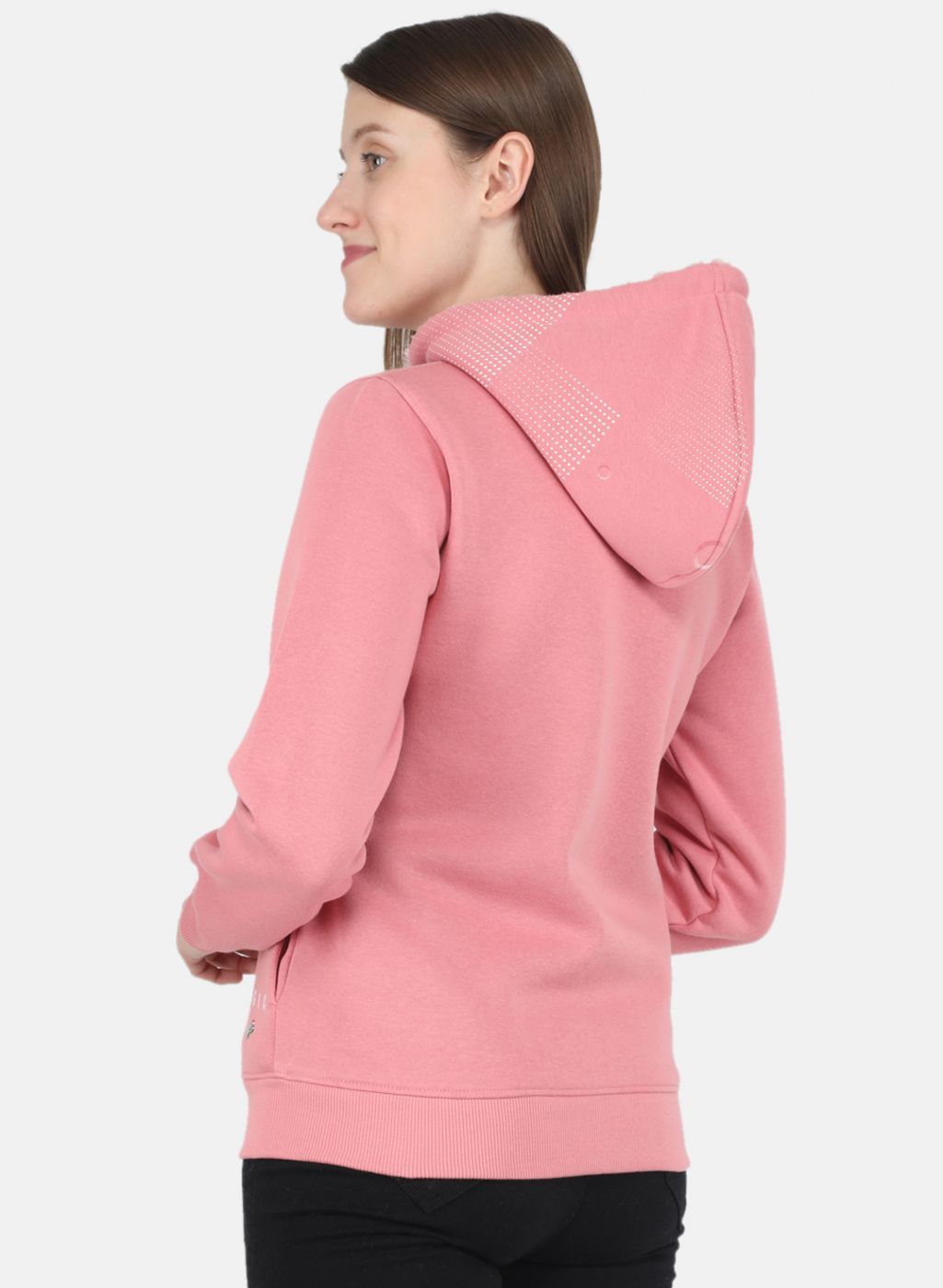 Women Pink Printed Sweatshirt