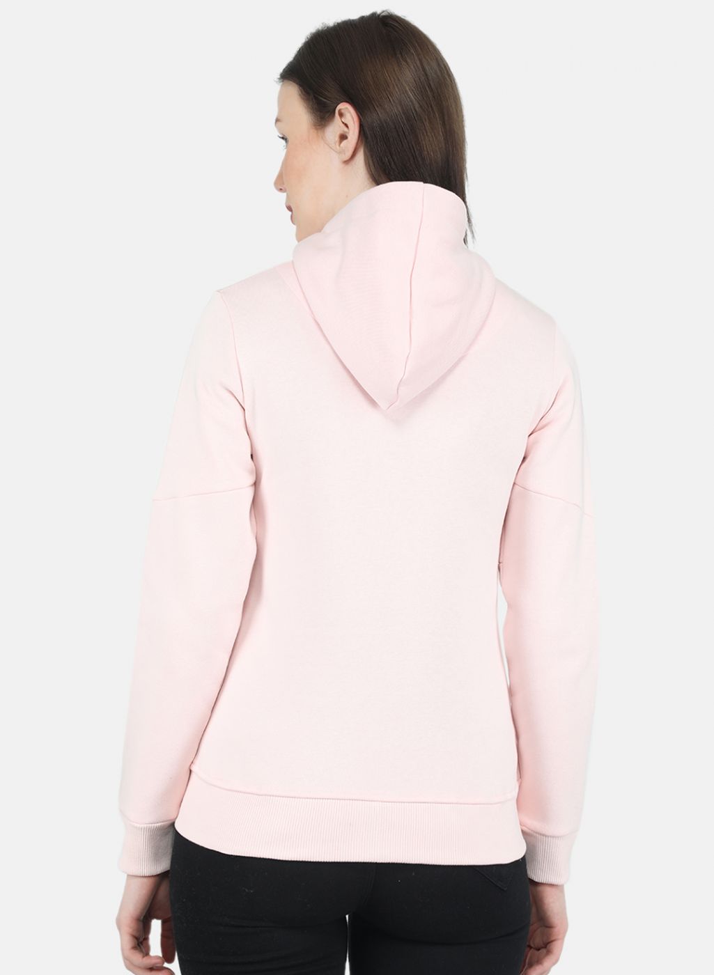 Women Pink Solid Sweatshirt