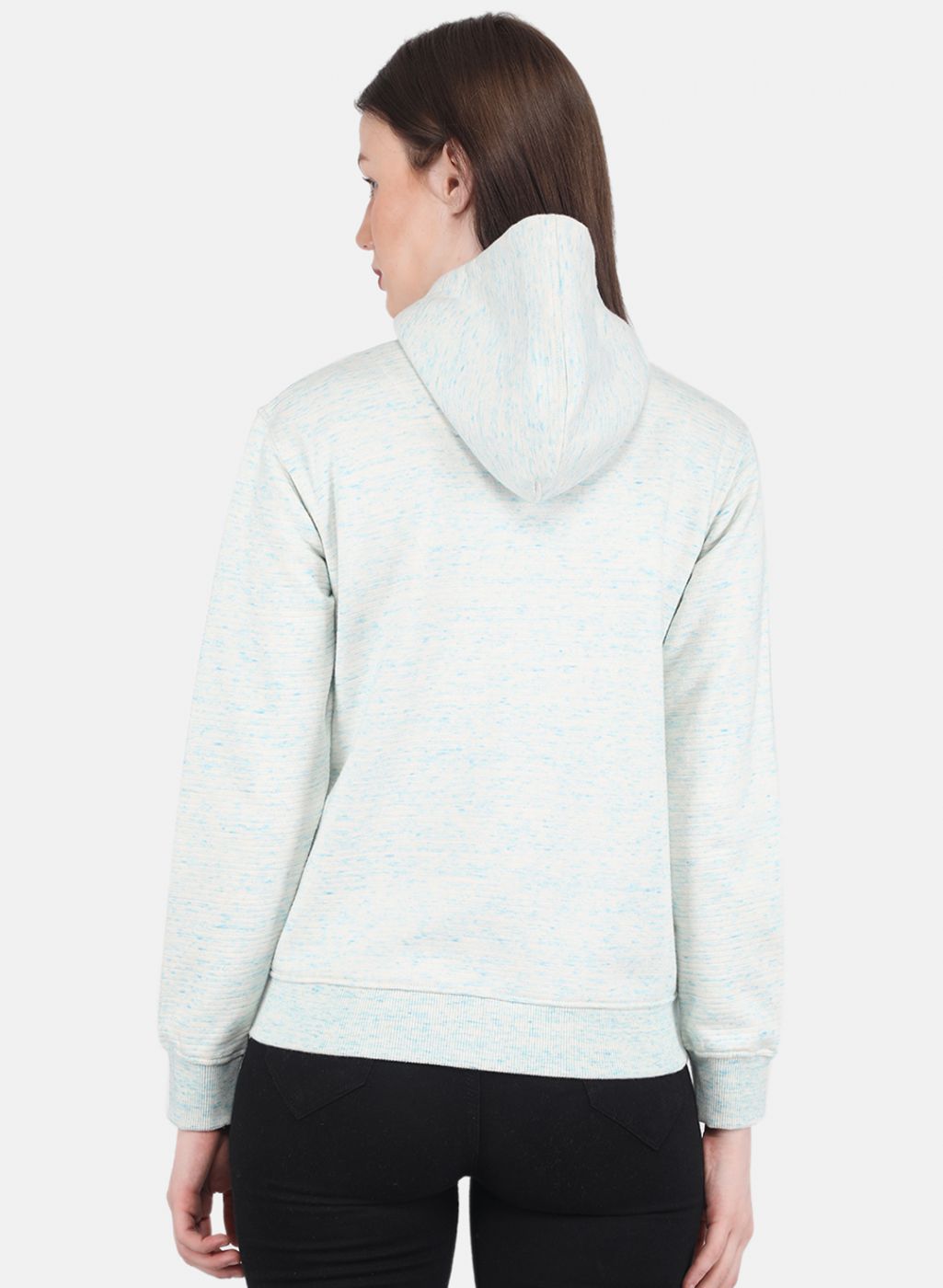 Women Blue Stripe Sweatshirt