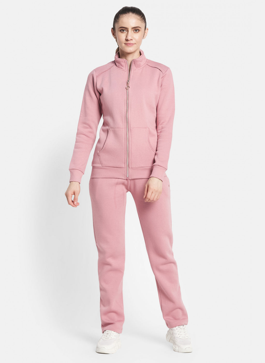 Buy Trislin Women Pink Solid Tracksuit Online at Best Prices in India -  JioMart.