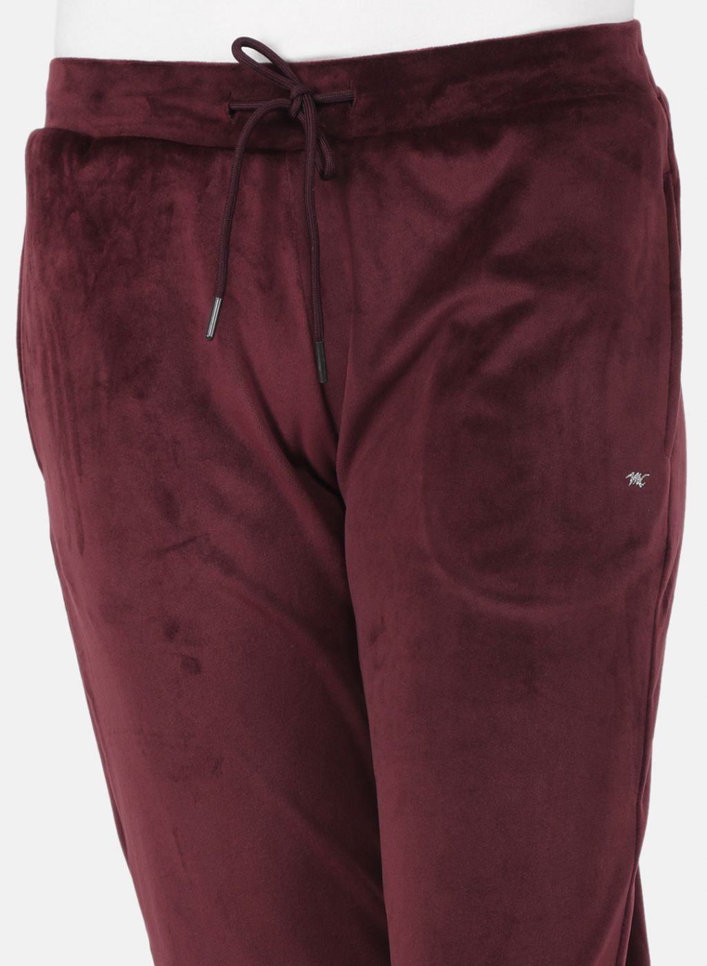 Women Maroon Solid Tracksuit