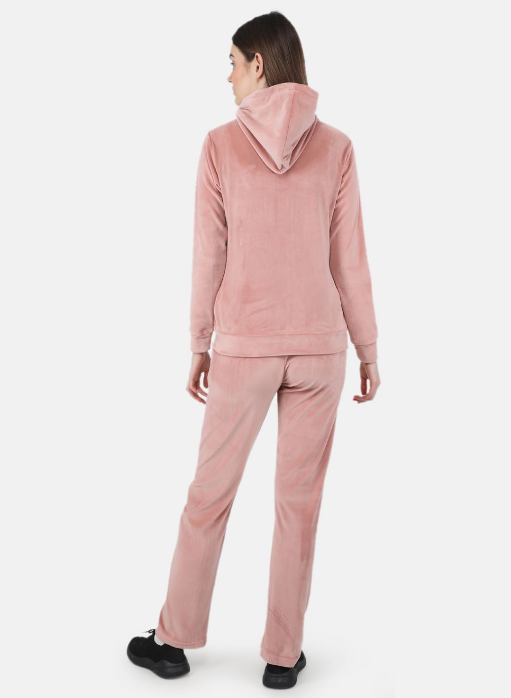 Women Peach Solid Tracksuit