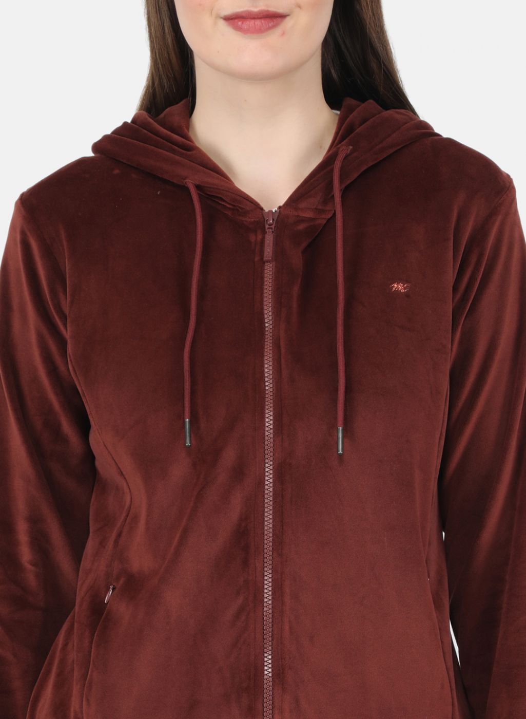 Women Brown Solid Tracksuit