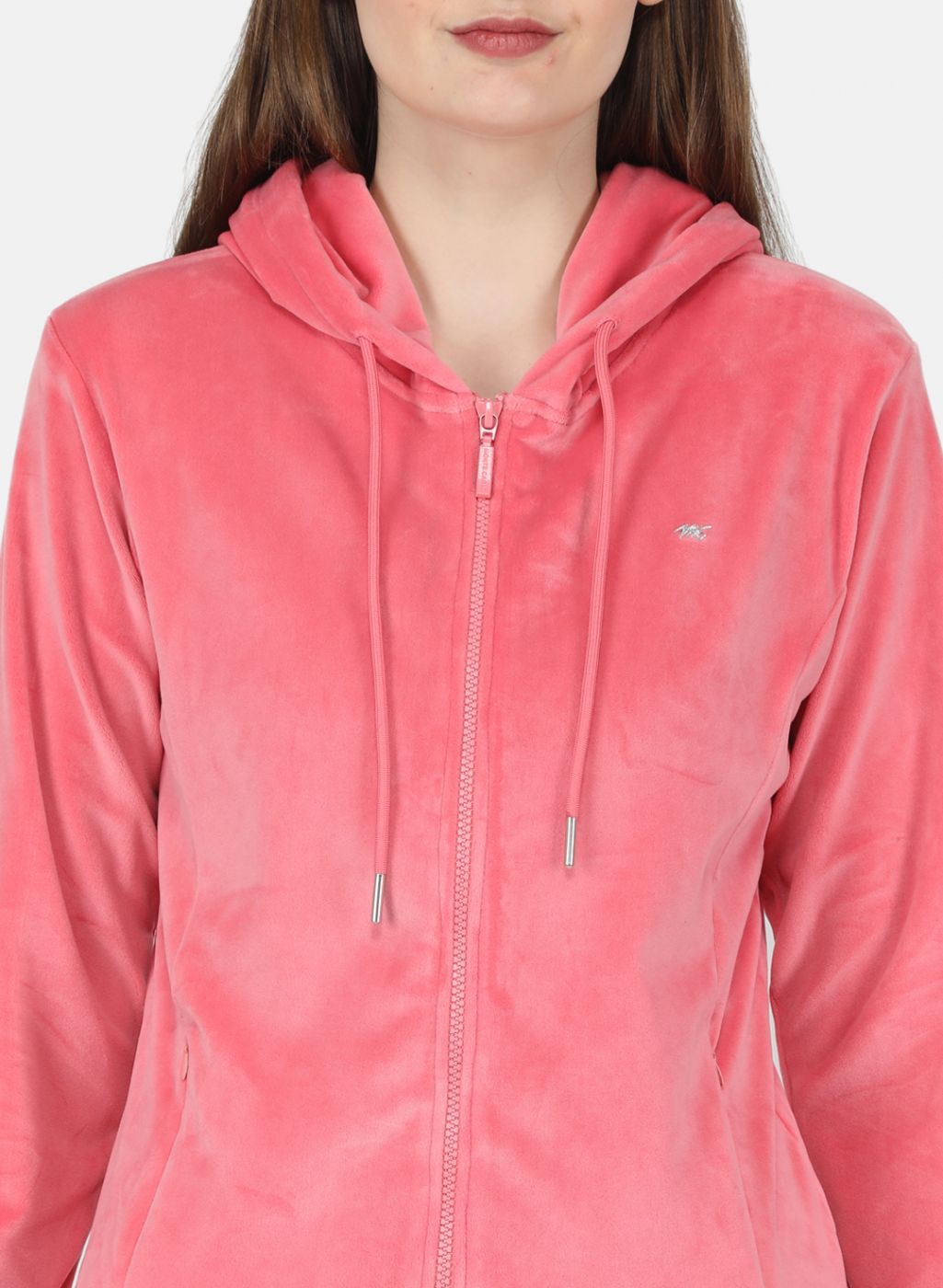 Women Peach Solid Tracksuit